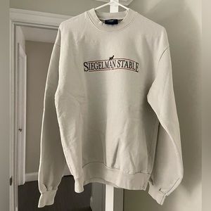 Siegelman Stable Embroidered Crewneck Sweatshirt